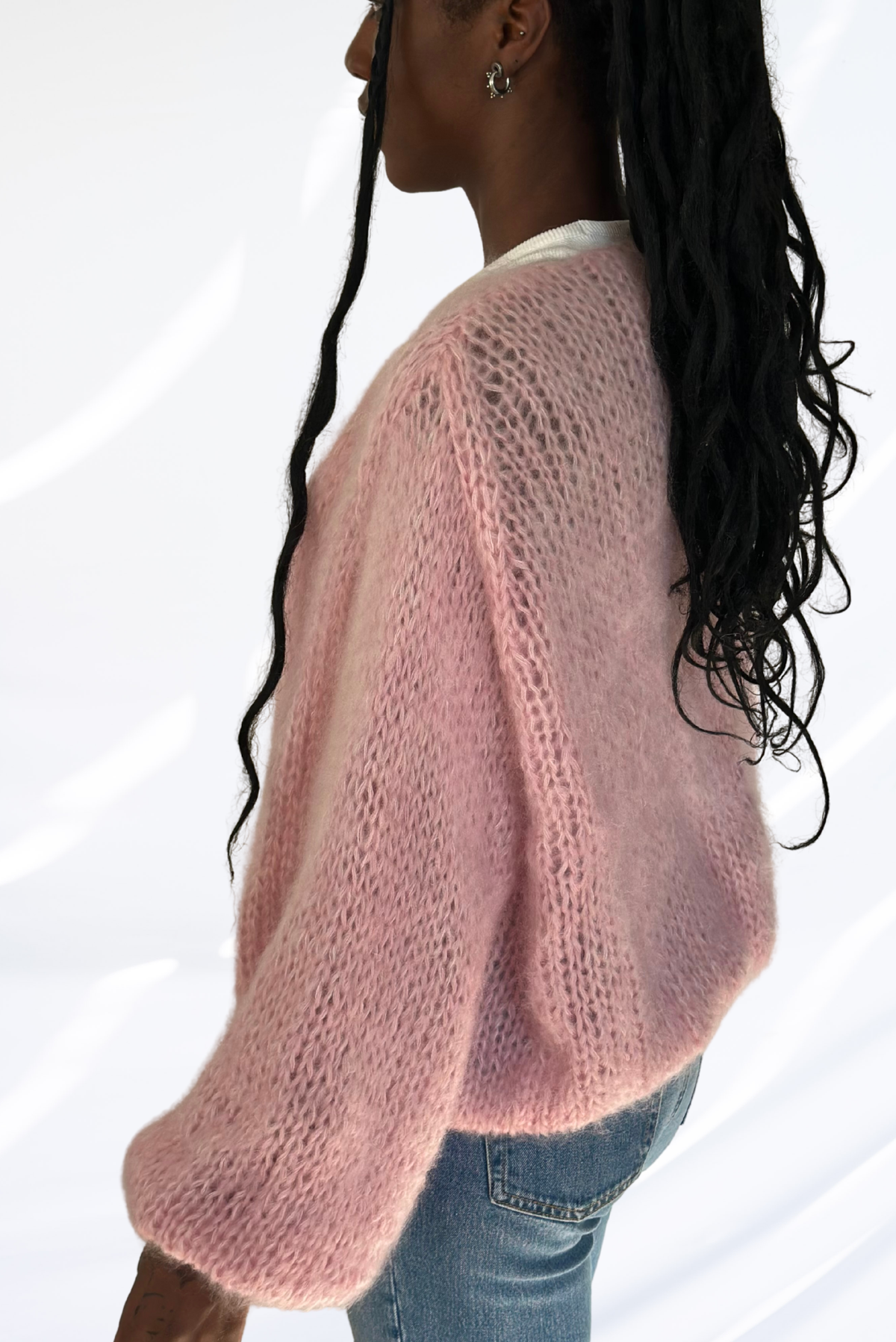 Light pink cardigan