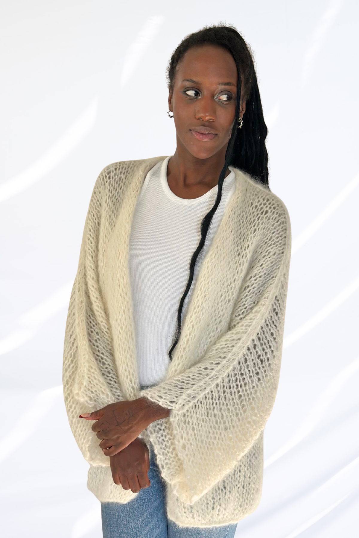 Off-white cardigan
