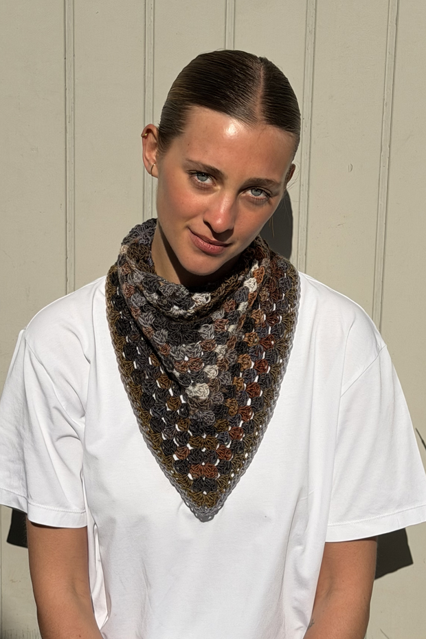 Maï bandana Infini grey/blue