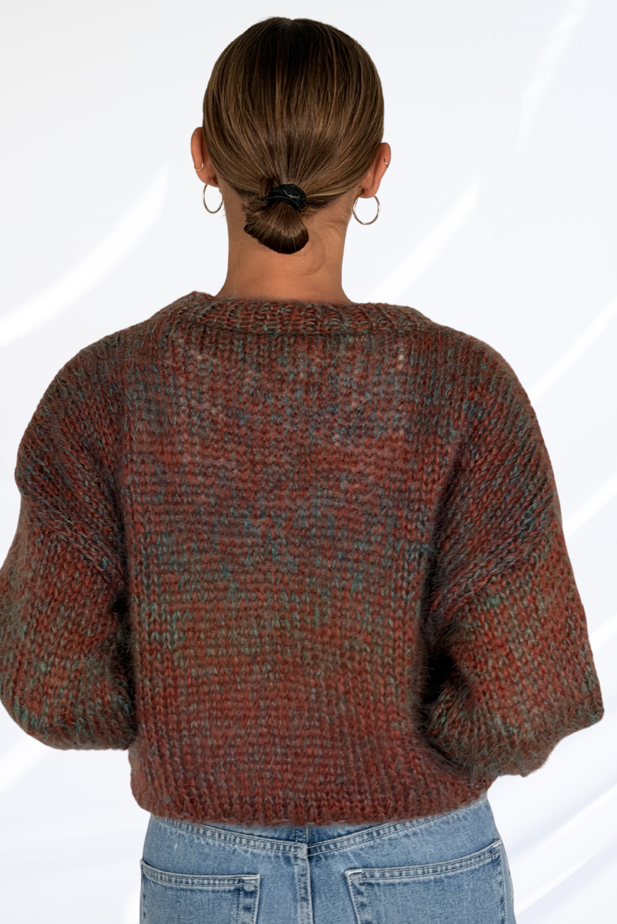 Multi brown pullover