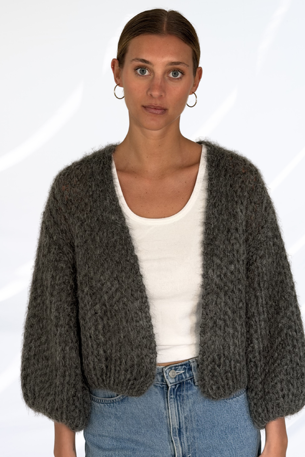 Grey cardigan