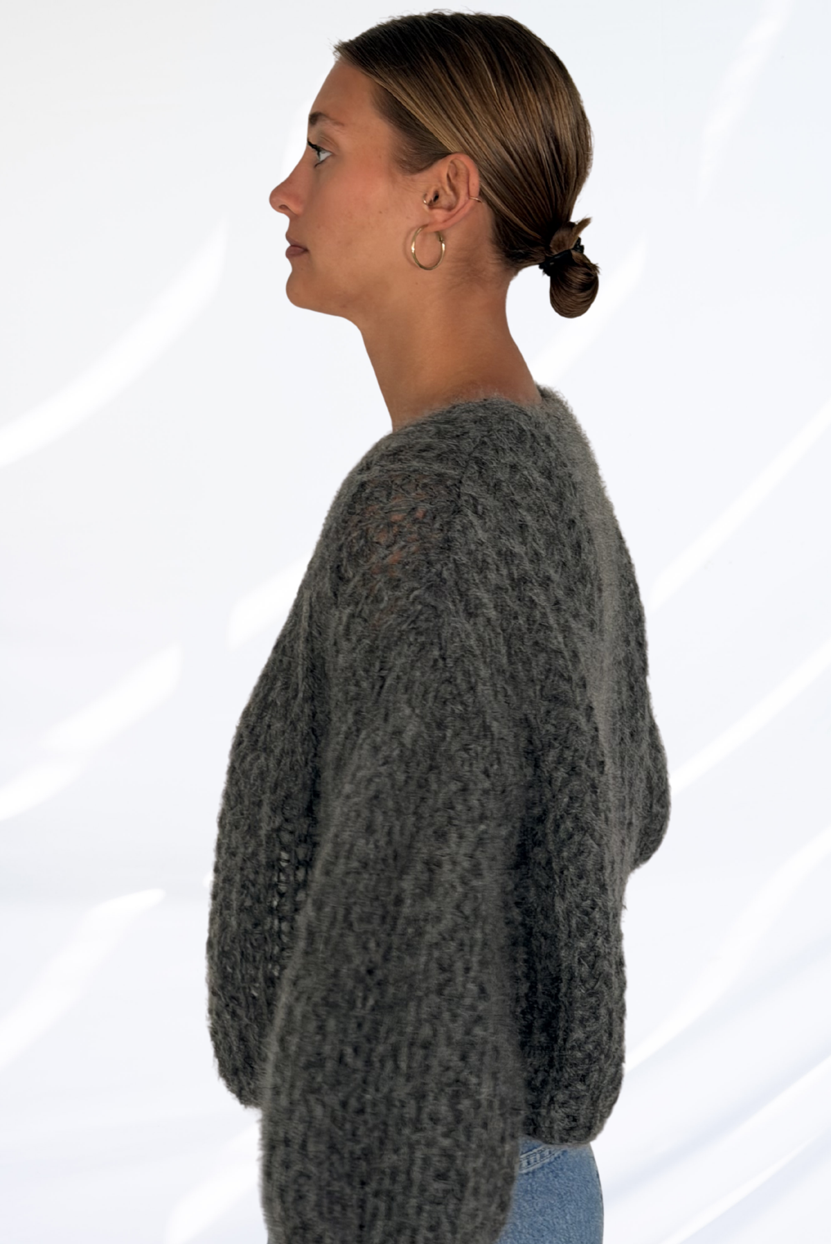Grey cardigan