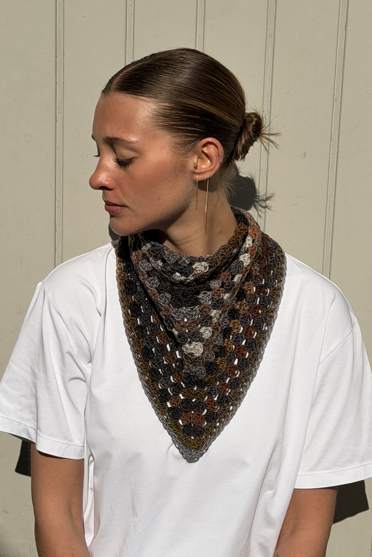 Maï bandana Infini grey/blue