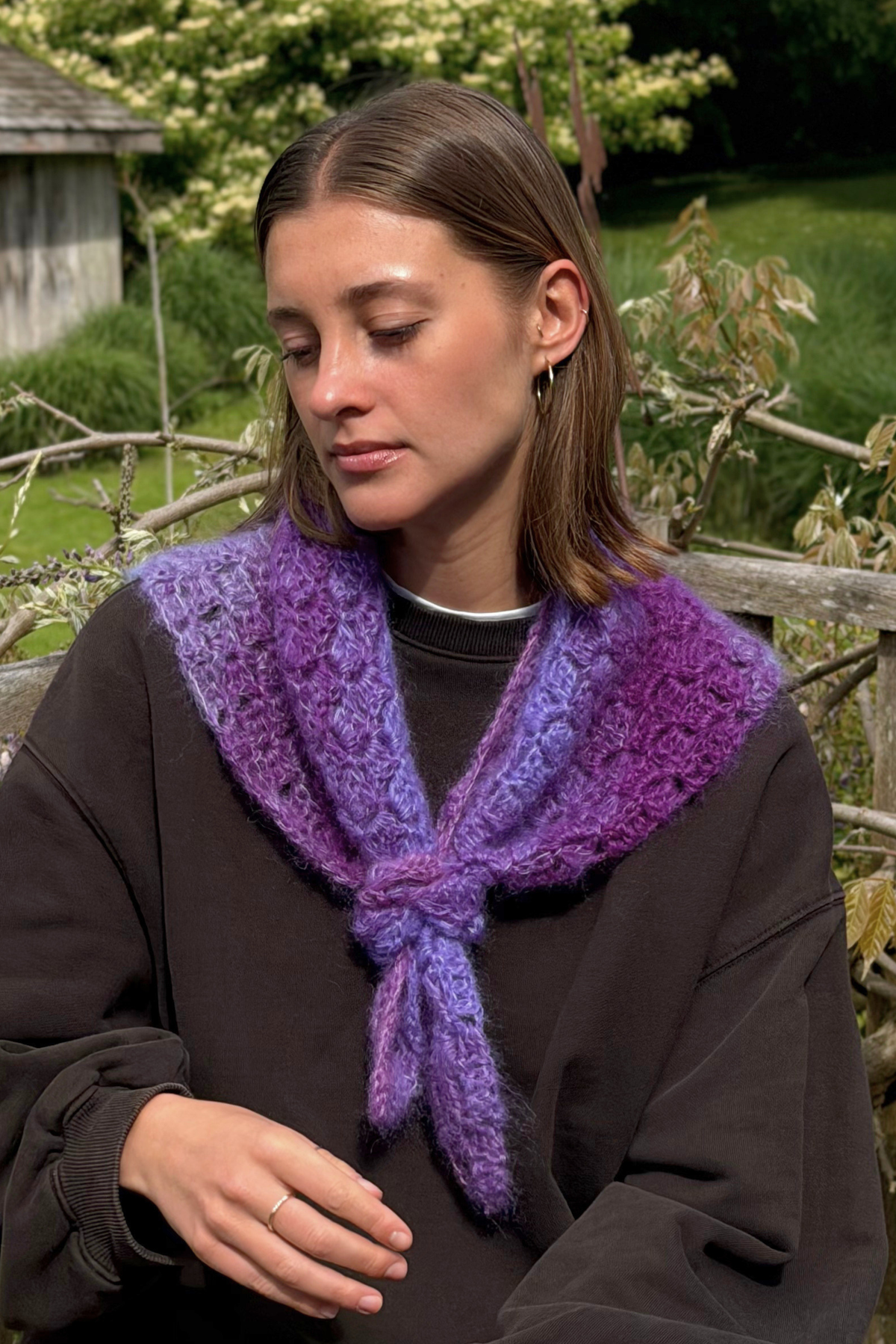 Maï bandana mix purple/lilac