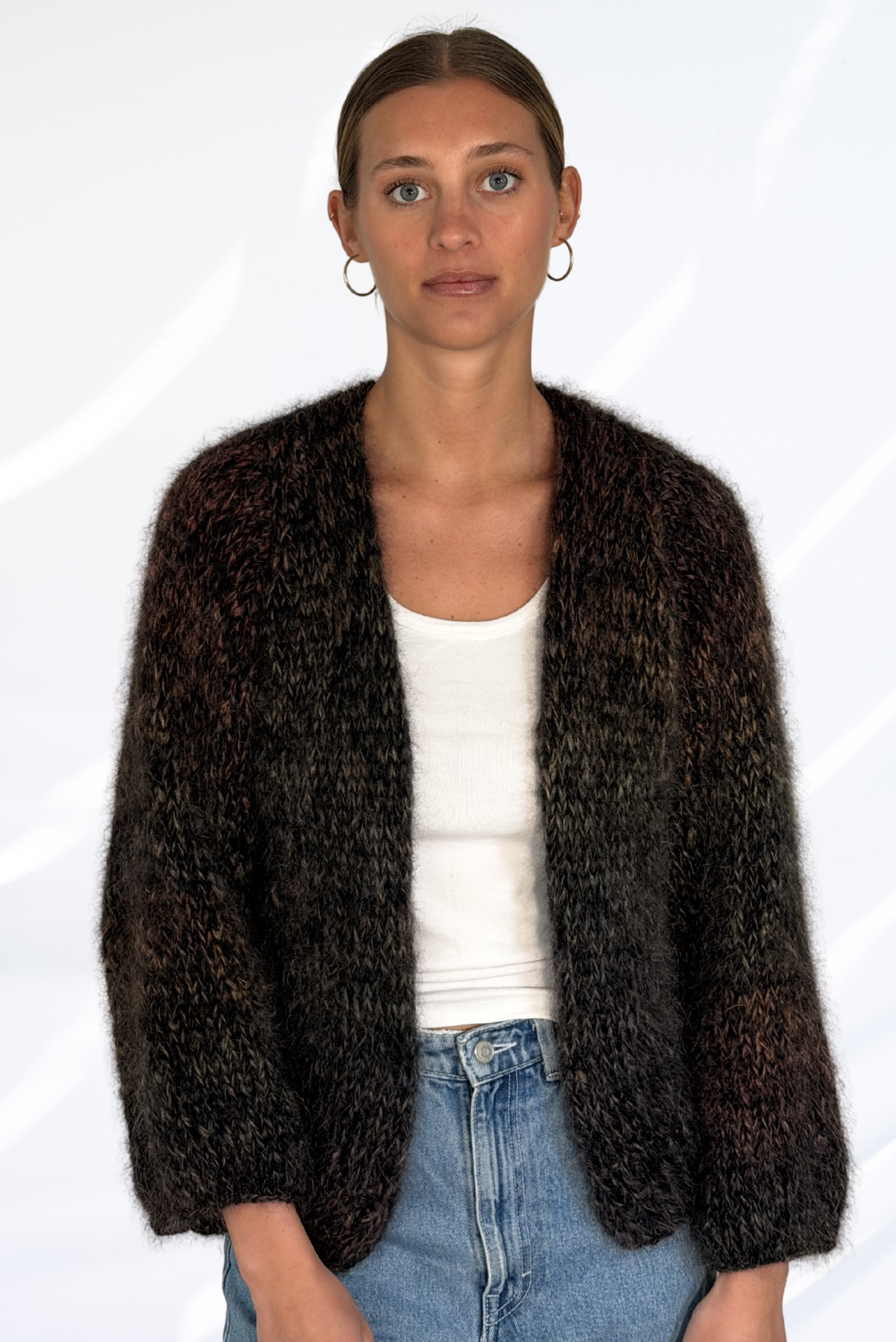 Multi dark cardigan