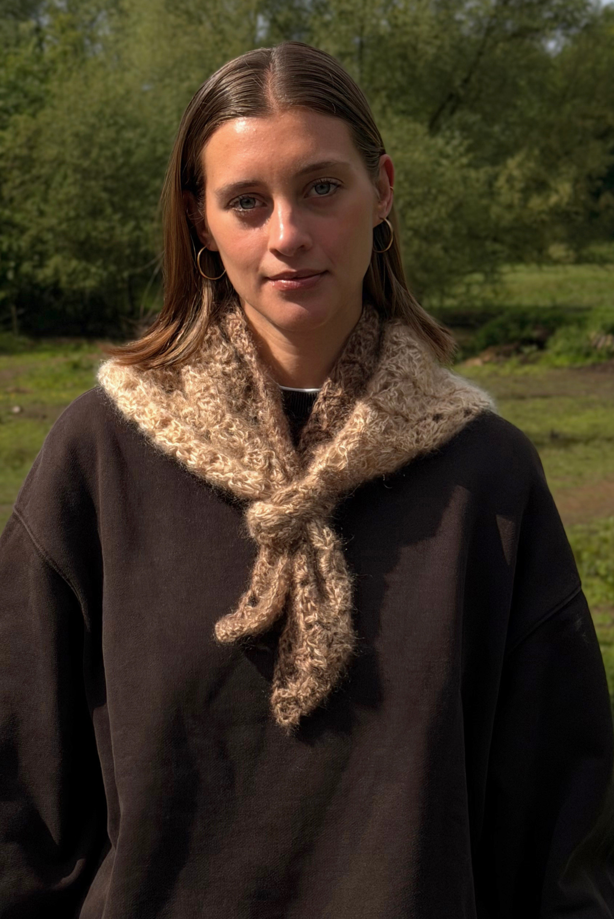 Maï bandana mix beige/cream