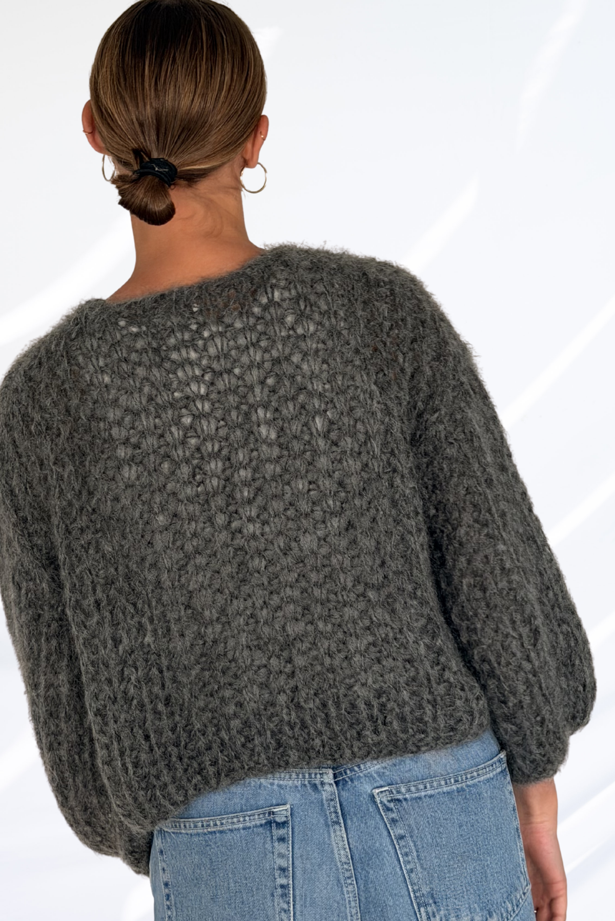 Grey cardigan
