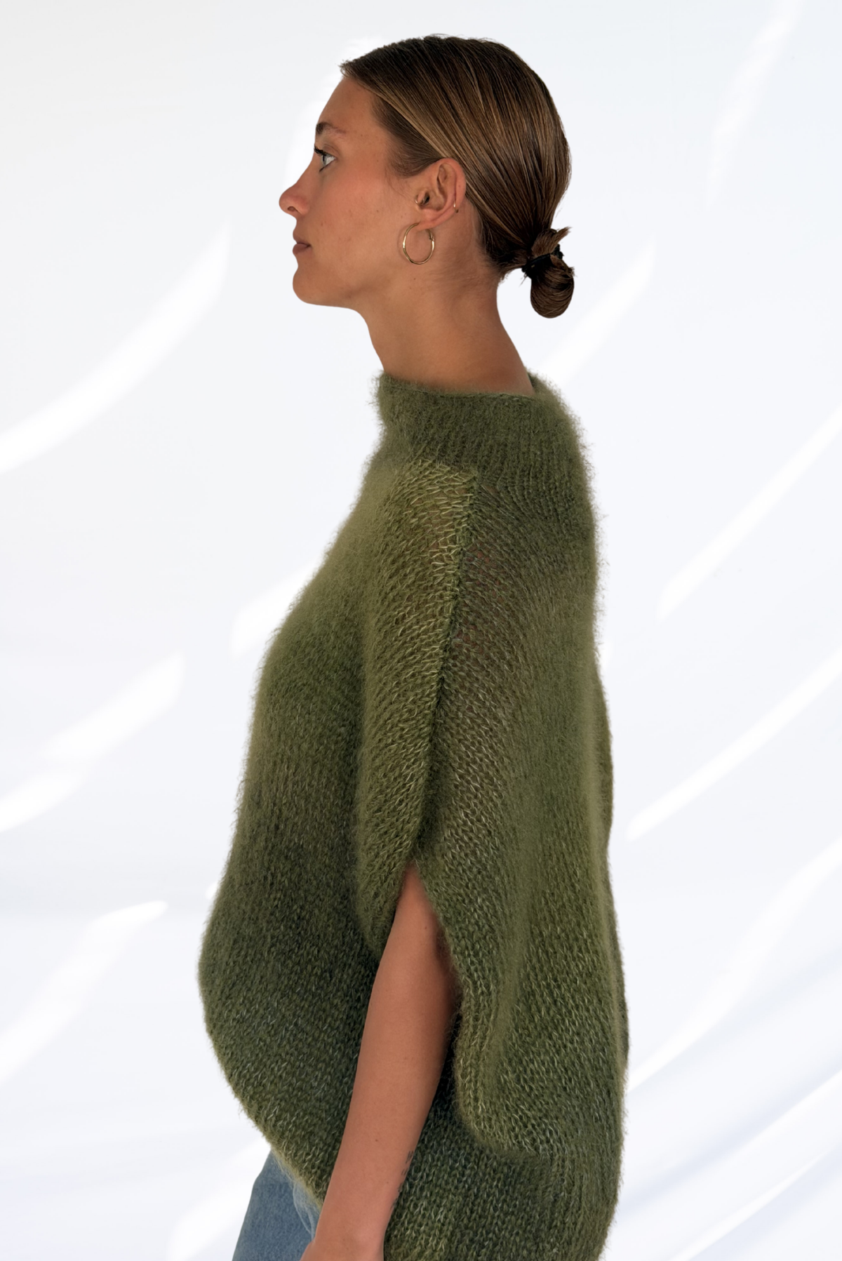 Multi kaki pullover
