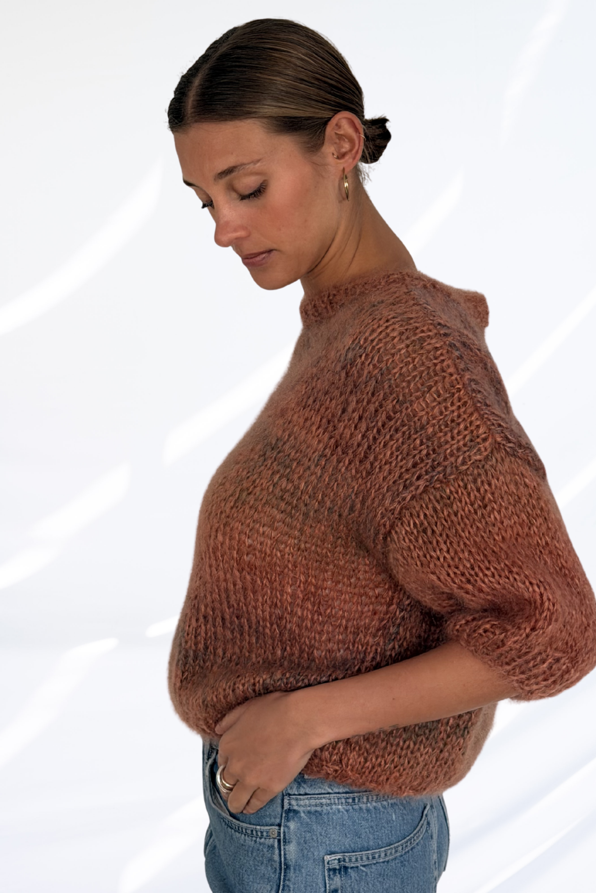 Multi tarracotta pullover