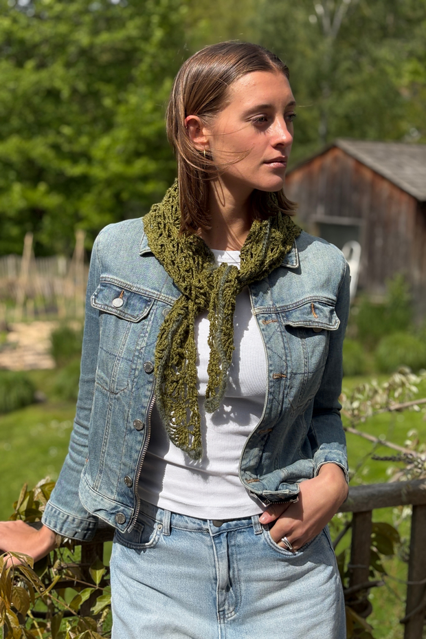 Maï linen bandana mix kaki