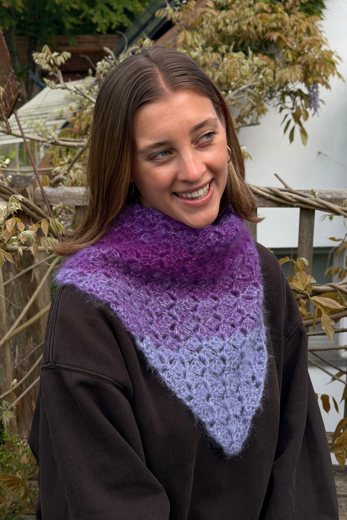 Maï bandana mix purple/lilac