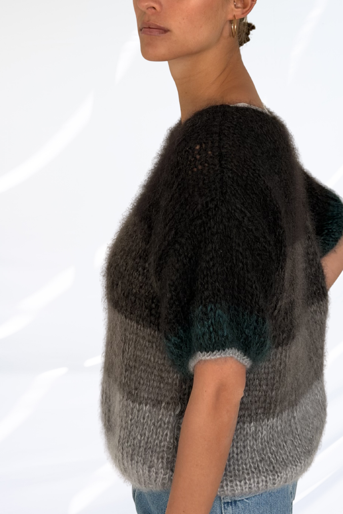 Grey & Black lines pullover
