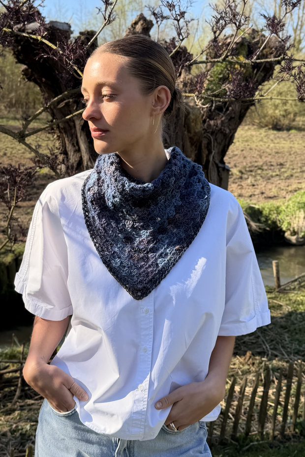 Maï bandana mix navy