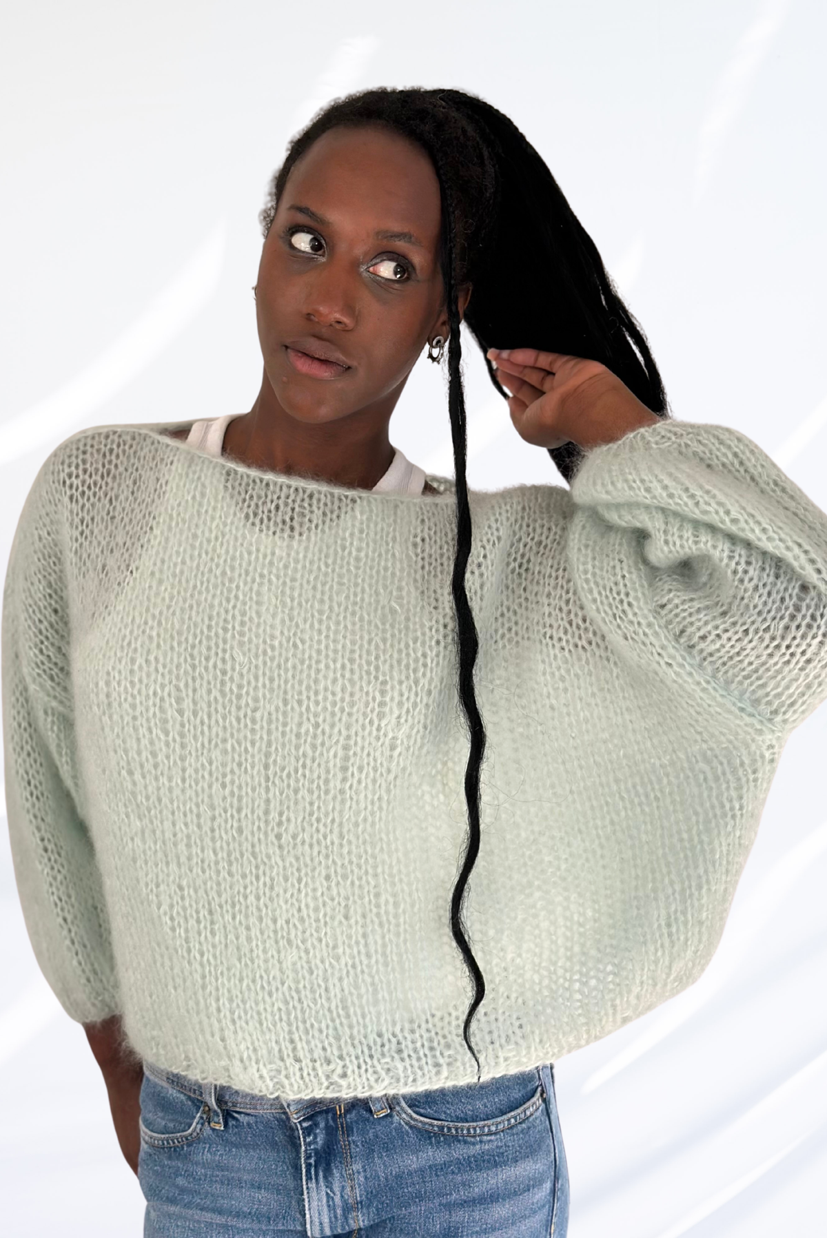 Light blue pullover