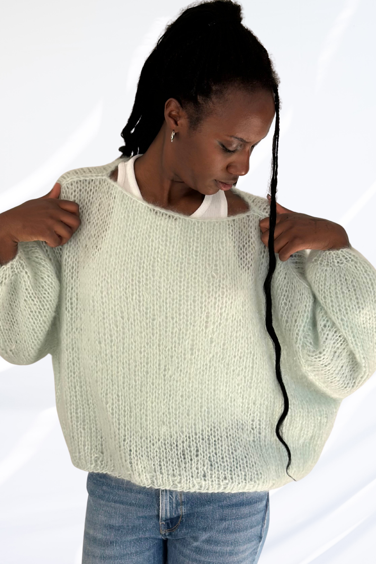 Light blue pullover