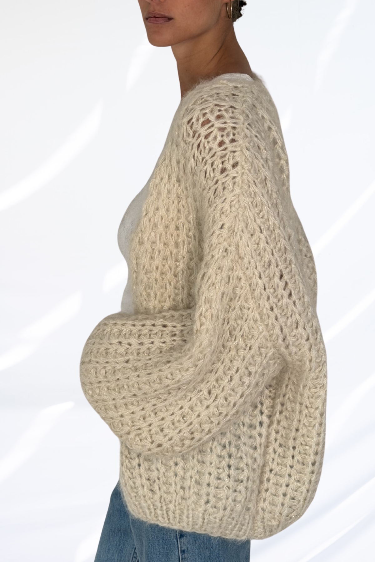 Cream cardigan