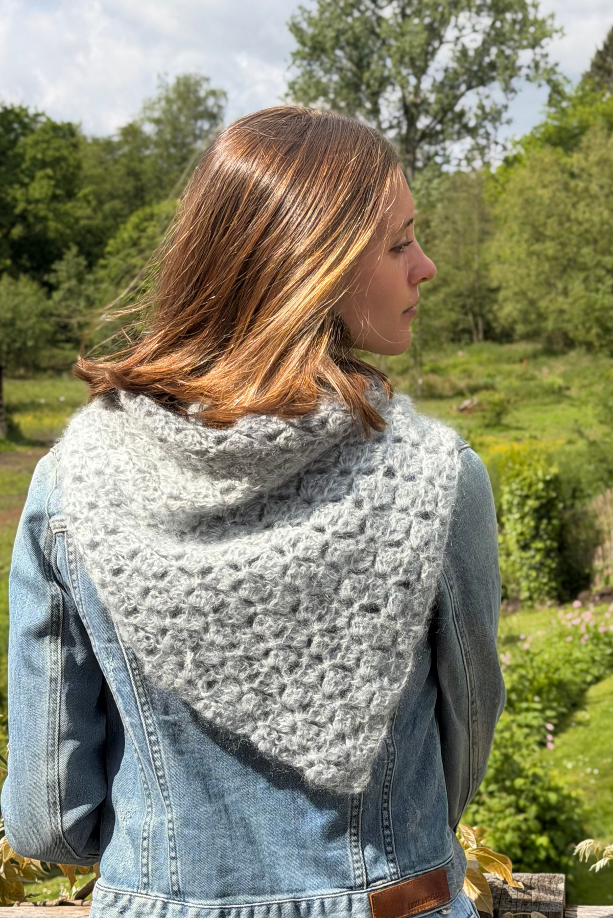 Maï bandana mix grey