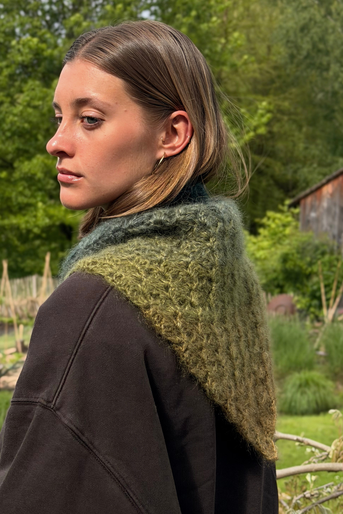 Maï bandana mix khaki/olive
