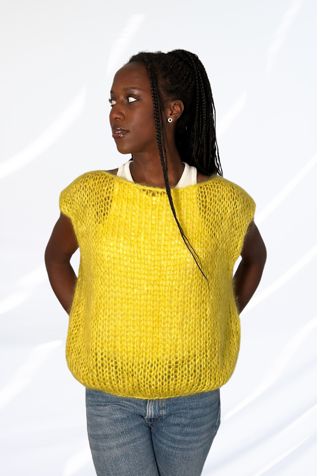 Yellow pullover