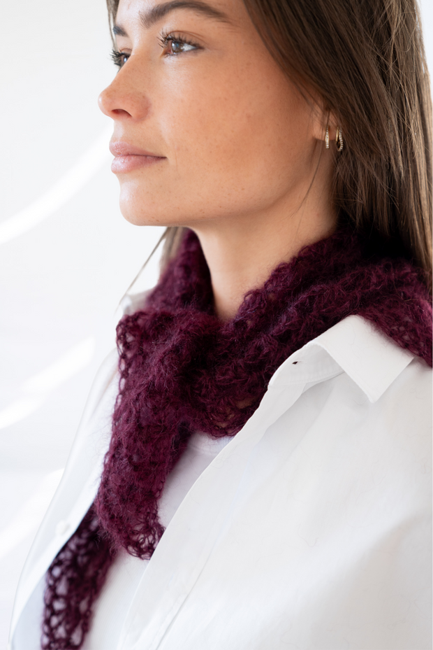 Maï bandana Burgundy