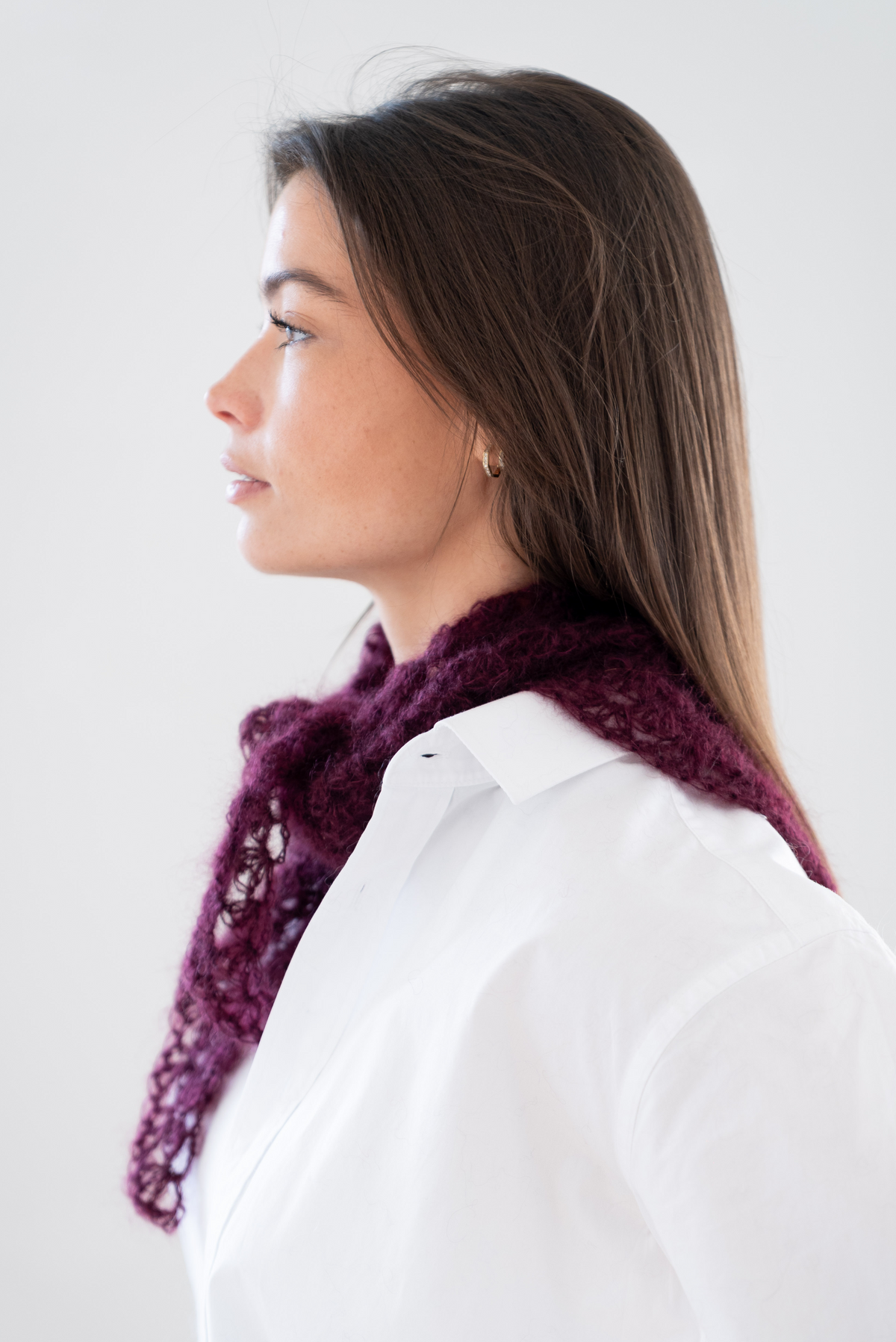 Auriga Burgundy scarf