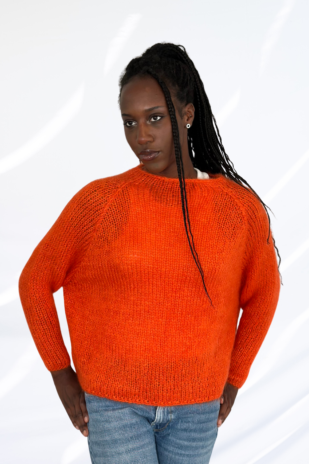 Orange pullover