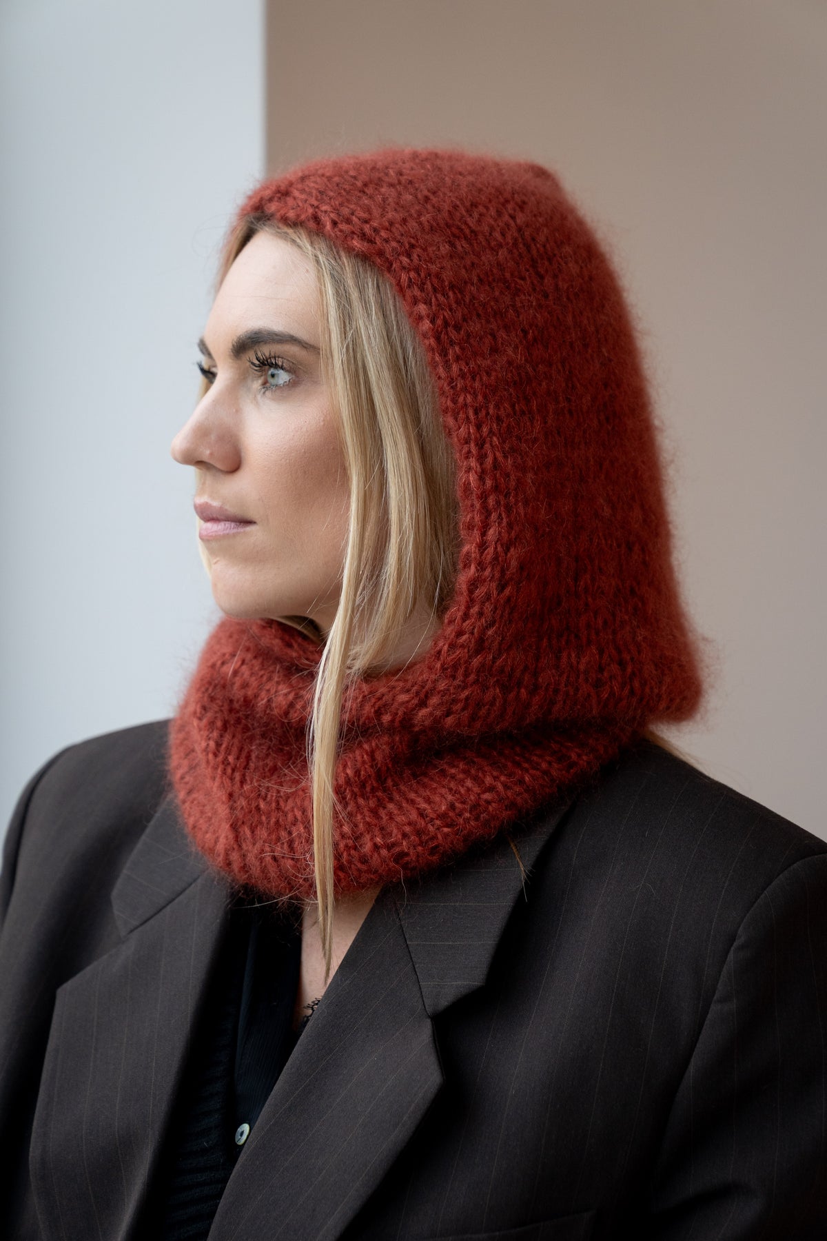 Maï hood terracotta